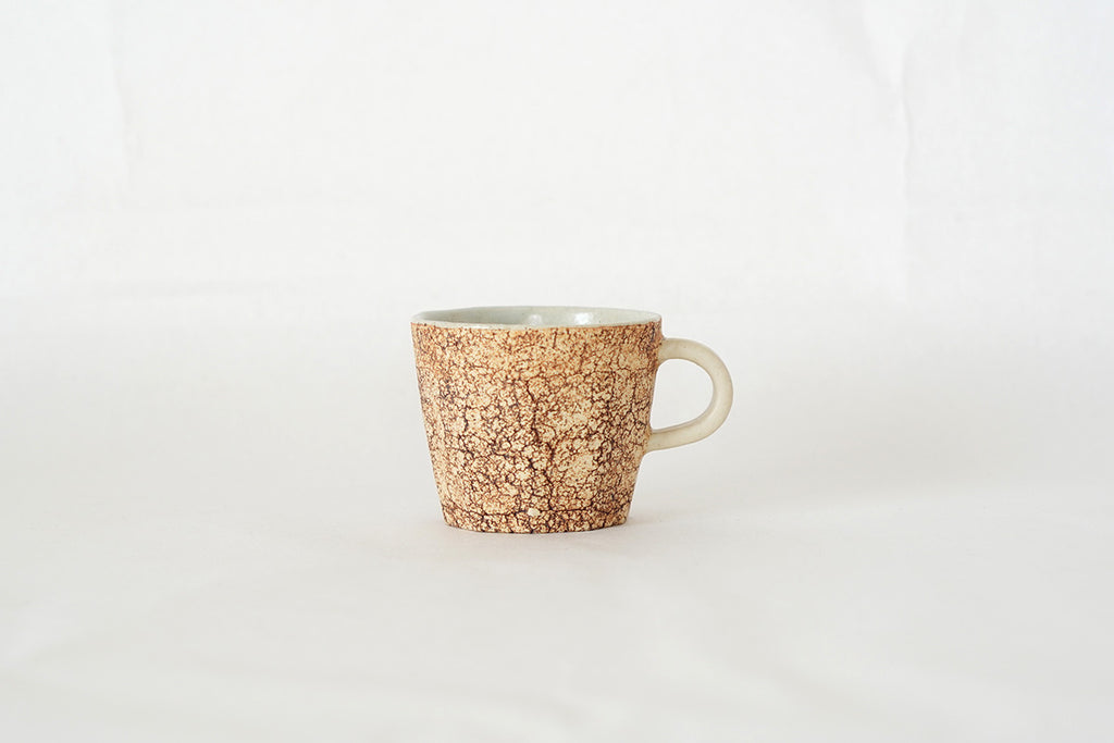 中川雅佳 | コルク 面取コーヒーカップ 白