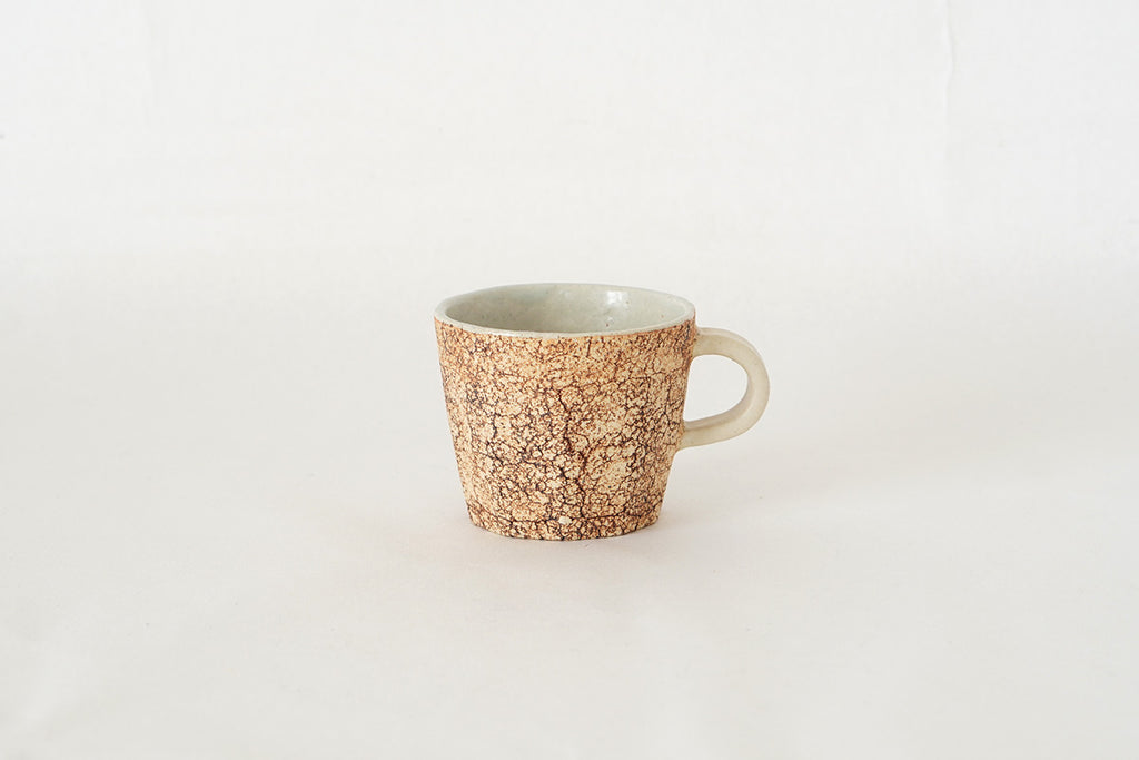 中川雅佳 | コルク 面取コーヒーカップ 白