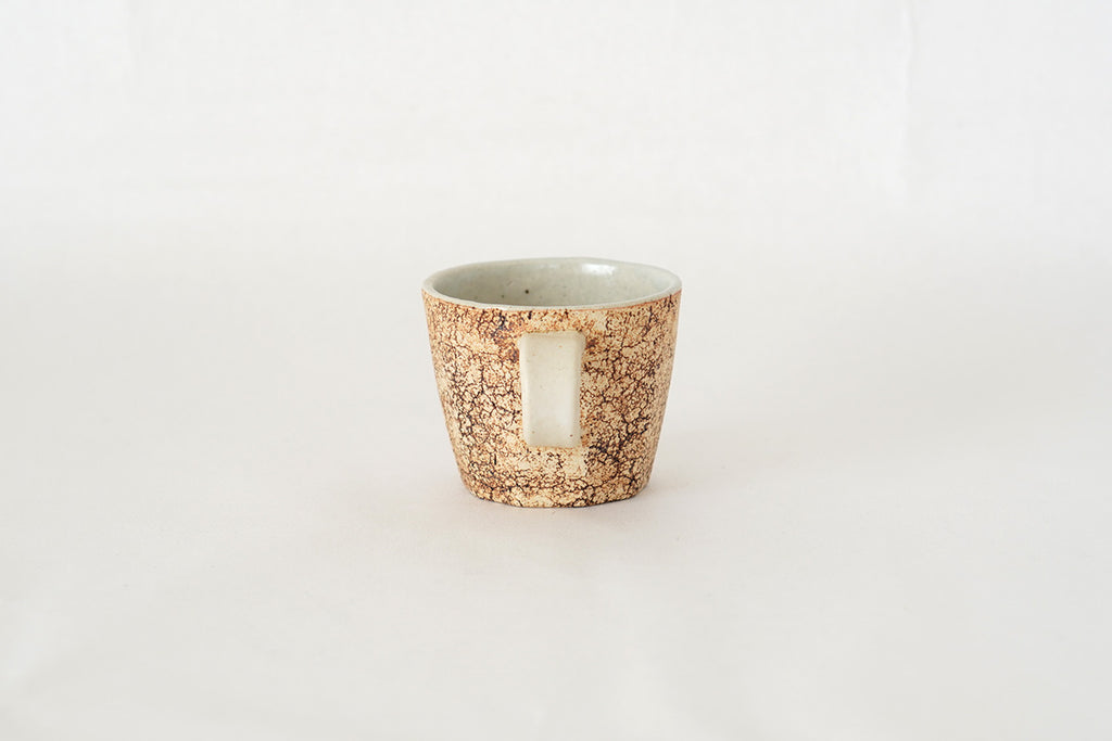 中川雅佳 | コルク 面取コーヒーカップ 白