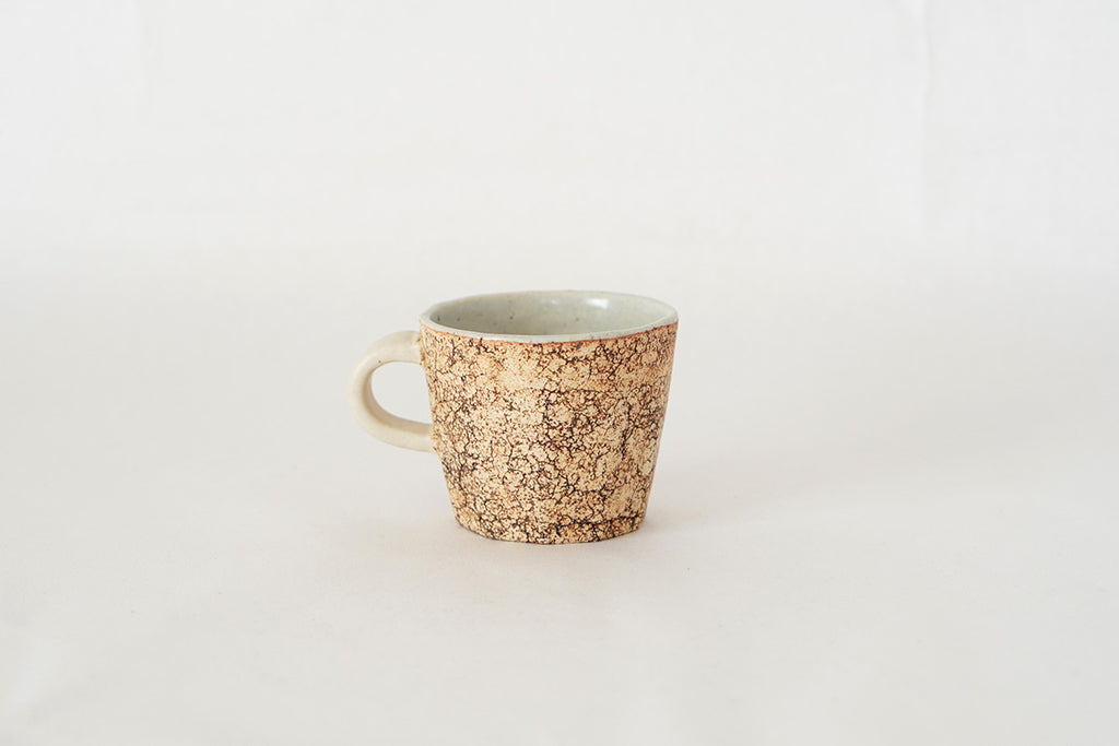 中川雅佳 | コルク 面取コーヒーカップ 白