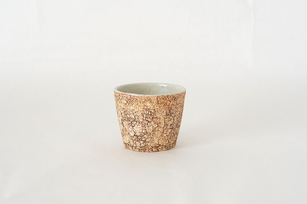 中川雅佳 | コルク 面取コーヒーカップ 白