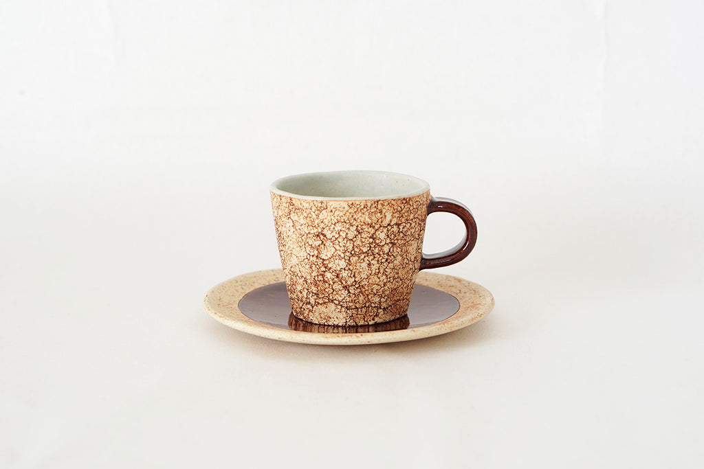 中川雅佳 | コルク 面取コーヒーカップ 茶