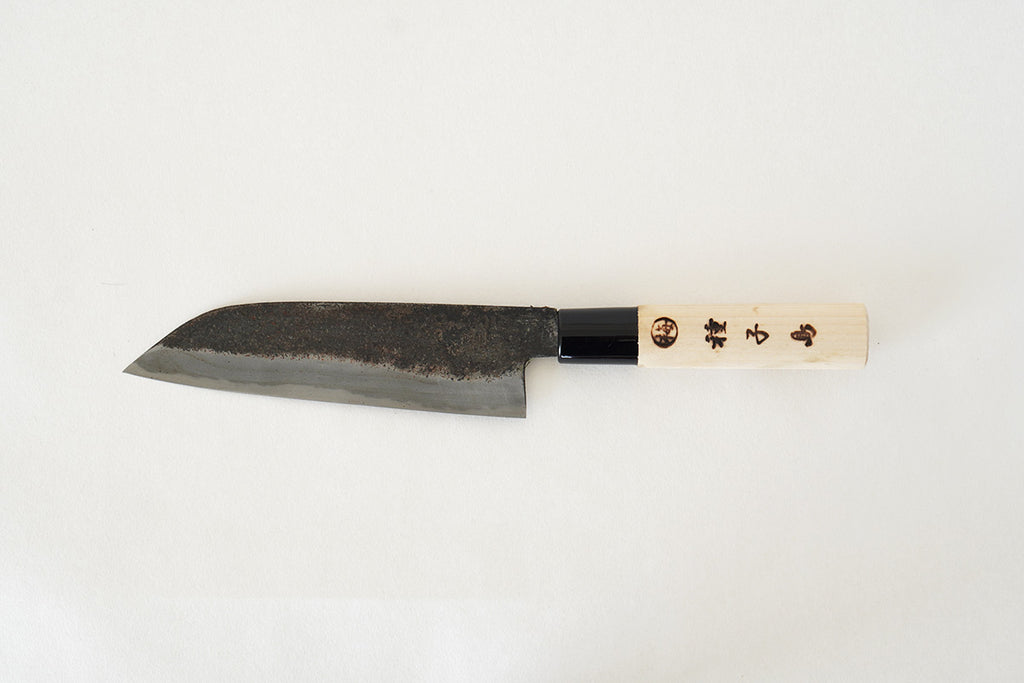 梅木本種子鋏製作所 | 種子包丁 小 15cm 黒打ち仕上げ