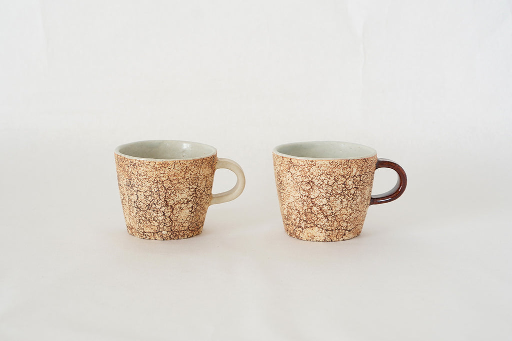 中川雅佳 ｜ コルク 面取コーヒーカップ 茶
