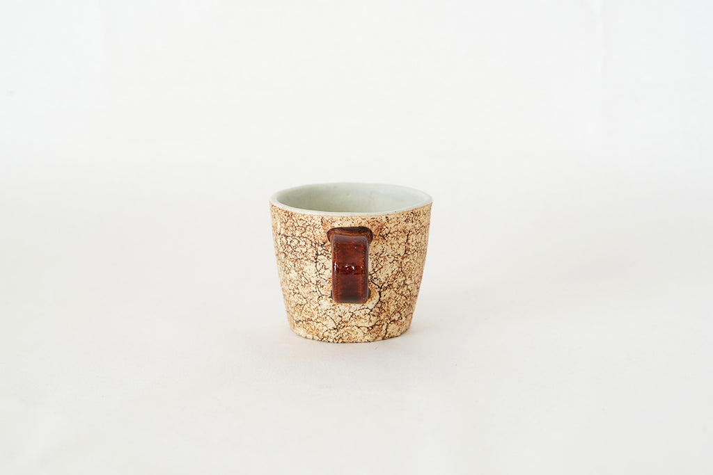 中川雅佳 ｜ コルク 面取コーヒーカップ 茶