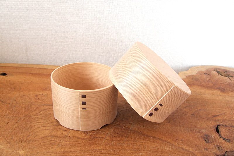 兎小屋 曲げわっぱ 弁当箱 晦 丸型（大）